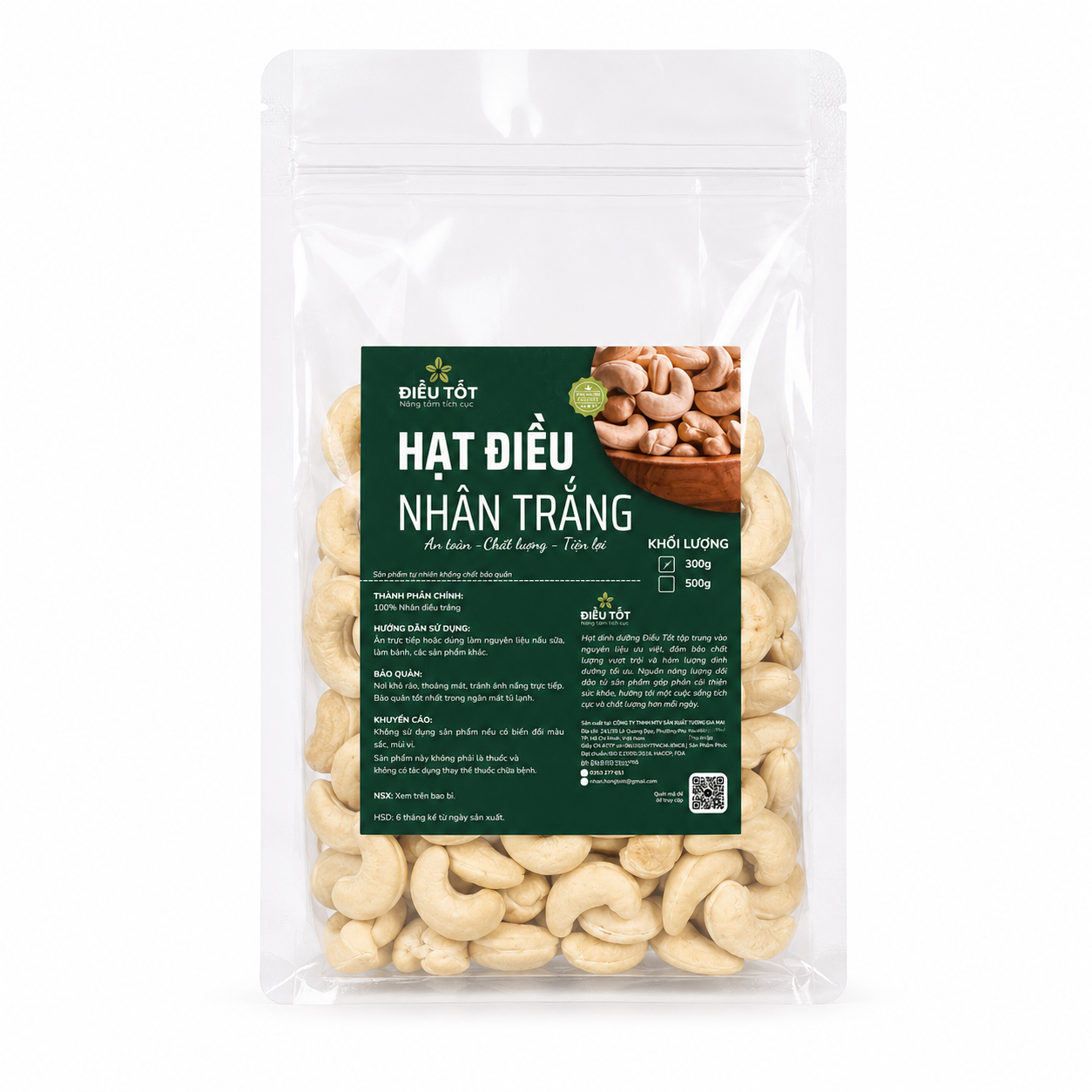 Hạt Điều Nhân Trắng Bình Phước
